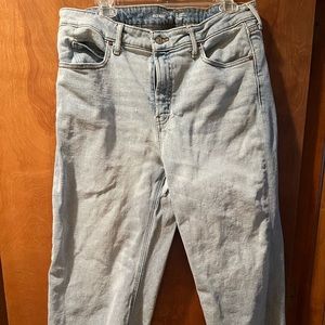 Old Navy extra high-waisted cropped cut-off wide-leg jeans for Women